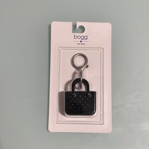 Bogg Black Tiny Tote Keychain